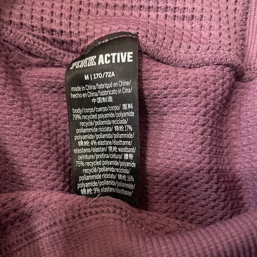 PINK Active Thermal Waffle Knit Joggers Sz M - Picture 4 of 5
